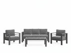 Dark Gray / 4 Pc. Sofa, 2 Chairs, Coffee Table
