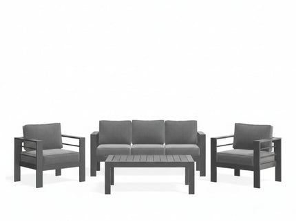 Outdoor Patio Set All-Weather With Thick Cushions