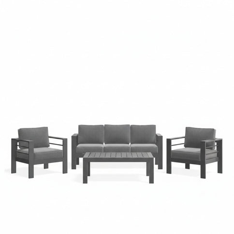 Outdoor Patio Set All-Weather With Thick Cushions