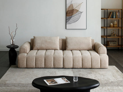 4 Seater Sectional Sofa For Living Room Spaces - Camel