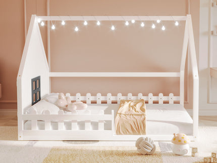 House Bed With Window And Fence