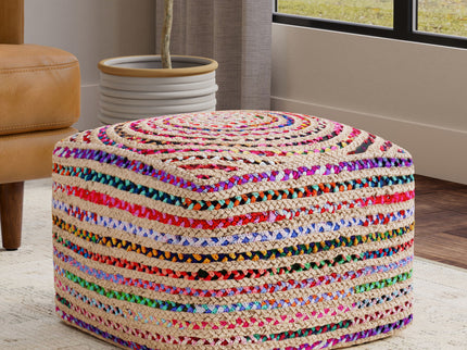 Margo - Square Pouf - Multicolor