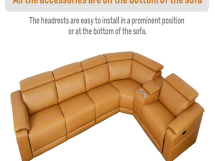 Modular Sofa Set With 2 Cup Holders, Sectional Living Room Furniture