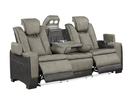 Bruno - Power Reclining Sofa With LED Lighting