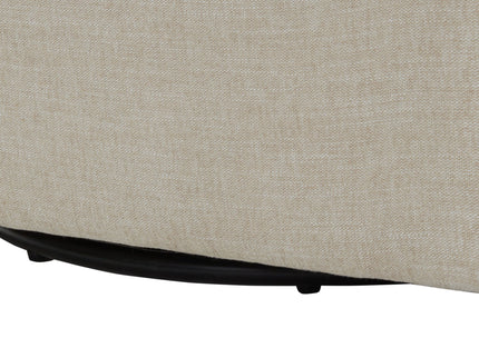 Tolland - Swivel Accent Chair With Antique Brass Nailhead Trim - Beige