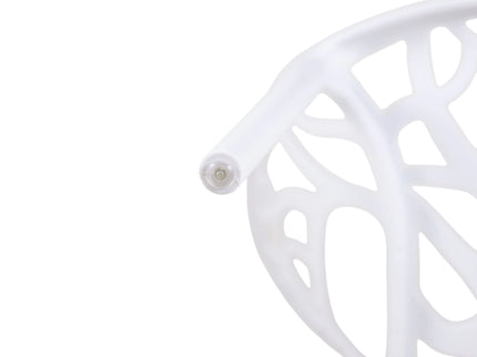 Dining Chair, Transparent Shell Design For Home (Set of 4) - White