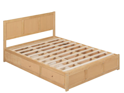 Platform Bed With Underneath Storage And 2 Drawers