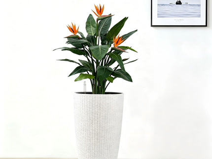 Tall Planters Set With Water Level Monitor And Auto Watering