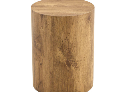 Cylindrical End Coffee Table, Living Room Furniture - Wood