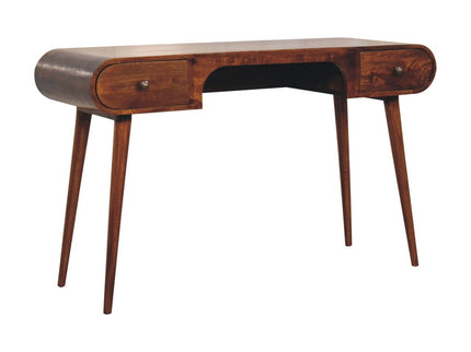 London - Arch Writing Desk - Dark Brown