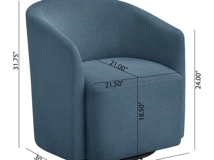 Ardena - Modern Swivel Barrel Chair