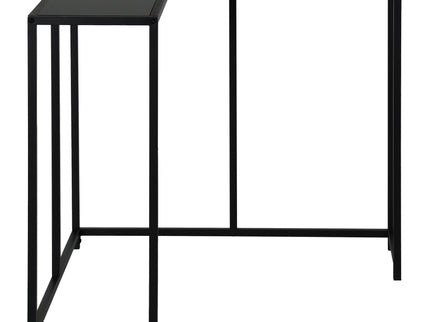 Corner Accent Console Table For Entryway, Contemporary & Modern - Black