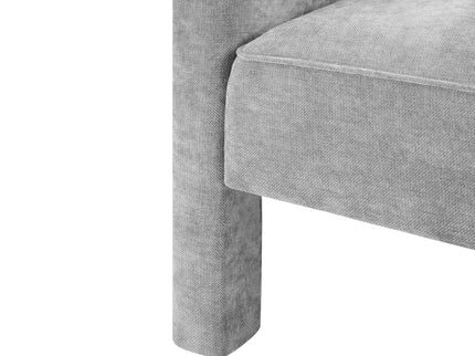 Barrel Accent Chair With Enclosed Arms