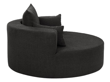 360° Swivel Chair Accent Barrel Chair With Removable Pillows