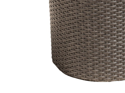 Keaton - Barrel Side Table - Gray