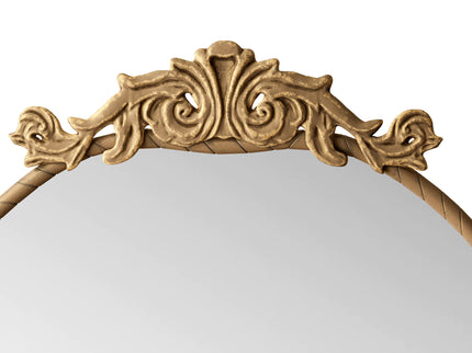 Vintage Arched Full Body Mirror, Wall Mounted For Living Room