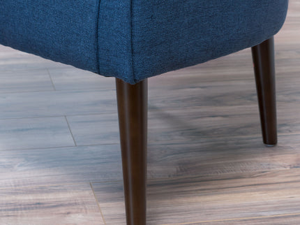Contemporary Upholstered Club Chair With Button Tufting