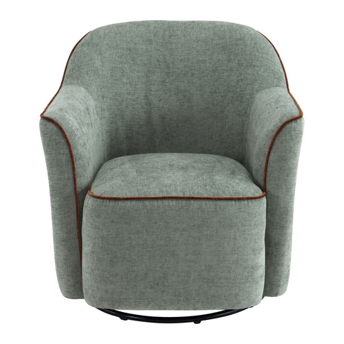 360° Swivel Accent Chair With Flared Arms