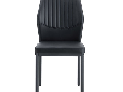 Ergonomic Simple Chair With Metal Leg