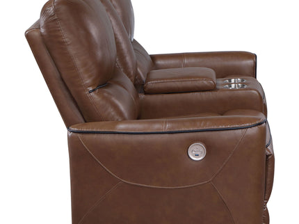 Denson - Power Reclining Loveseat With Console And USB Port