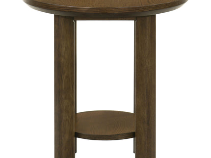Crispin - Round Table With Lower Shelf