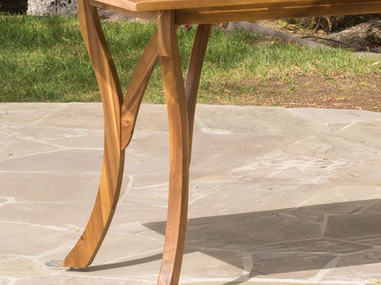 Outdoor Hermosa 7 Piece Wood Dining Set With Cushions - Teak