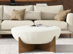 White / Coffee Table Ottomans