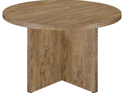 Larrabee - Round Dining Table - Mango Color