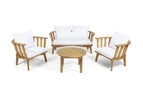White / 4 Pc. Sofa, 2 Chairs, Table