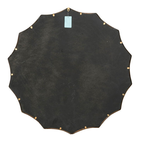Round Sunburst Wall Mirror With, Wall Decor Mirror For Entryway Bedroom Living Room - Gold