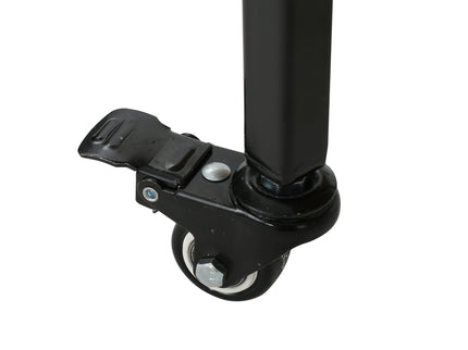 Modern Industrial Bar Cart With Shelving And Casters