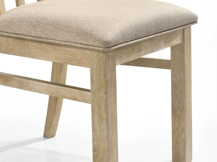 Brutus - Wide Dining Chair (Set of 2) - Reclaimed Wheat
