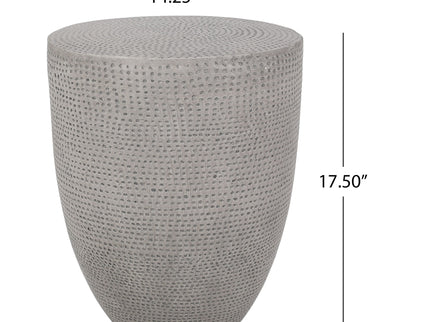 Outdoor Lightweight Concrete, Side Table - Natural