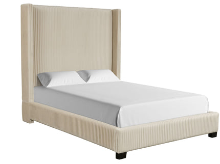 Upholstered Bed, Space-Saving Design