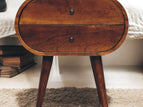 Dark Brown / 1 Drawer