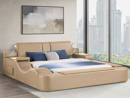 Zoya - Smart Multifunctional Bed, Built In Bluetooth Speakers, USB Charging