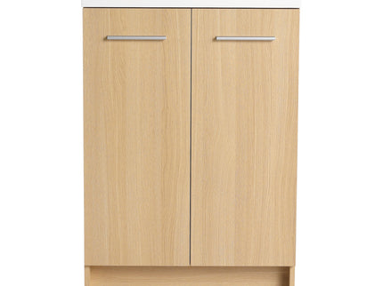 Floating Bathroom Vanity With Sink, Wall Mounted Double Door Storage