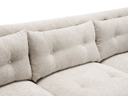 Upholstered Sofa Modern 3 Seater Sofa Couch With Tufted Design For Living Room