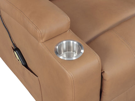 Macklin - Power Lift Massage Recliner With Heat And Dual Cupholders