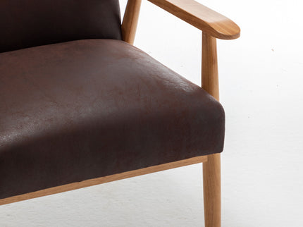 Wide Classic Mid-Century Modern Arm Chair