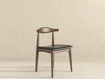 Destiny - Dining Chairs (Set of 2) - Black / Dark Brown