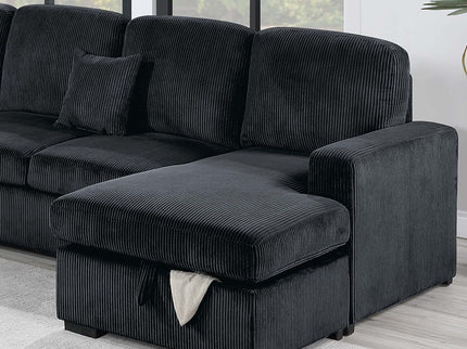 Modern Design Convertible Sectional Storage Bed With USB Port