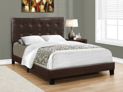 Bed, Upholstered, Frame Only, Transitional