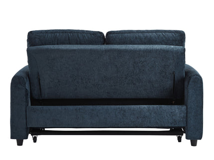Pull Out Sofa Bed With Adjustable 3 Position Backrest, USB Charging Ports, Side Pockets