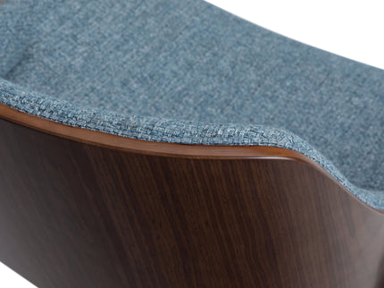Malden - Bentwood Upholstered Dining Chair With Wood Back