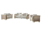 Beige / 3 Pc. Sofa, Loveseat, Chair