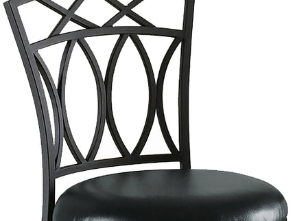 Swivel Stool With Upholstered Seat