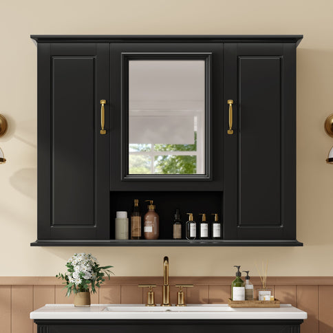 Modern Freestanding Bathroom Vanity With Sink, Cabinet, Soft-Close Drawers, Tip-Out Tray