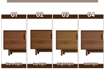 70" TV Stand With Beveled Edge Design - Brown