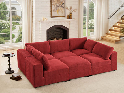 Modern Reversible Modular Sectional